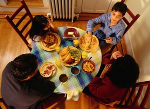 family nutrition means eating together