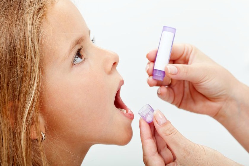 child taking homeopathy remedies